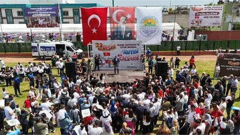 ÇOCUKLARA ŞENLİK TADINDA GÜNDÜZ BAKIMEVİ TÖRENLE AÇILDI