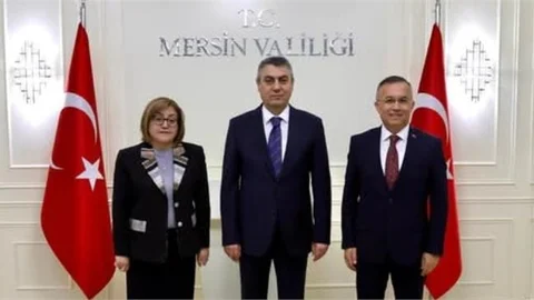 VALİ TOROS'A, BAŞKAN ŞAHİN İLE VALİ ÇEBER'DEN "HAYIRLI OLSUN" ZİYARETİ