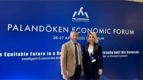 MTSO BAŞKANI ÇAKIR, PALANDÖKEN EKONOMİ FORUMU'NA KATILDI