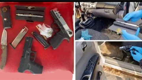 MERSİN'DE 2 RUHSATSIZ TABANCA İLE 1 KALEM SİLAHLA ELE GEÇİRİLDİ