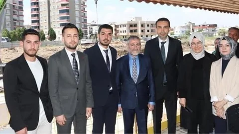 MİLLETVEKİLLERİ NEBATİ, SÖYLEMEZ VE KIRATLI TARSUS'TA HIZLI TREN İNŞAATINDA İNCELEMEDE BULUNDU