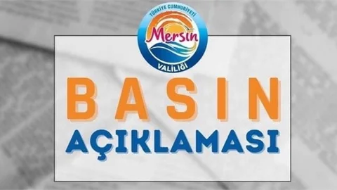MERSİN VALİLİĞİ'NDEN ÇOCUK İSTİSMARI AÇIKLAMASI