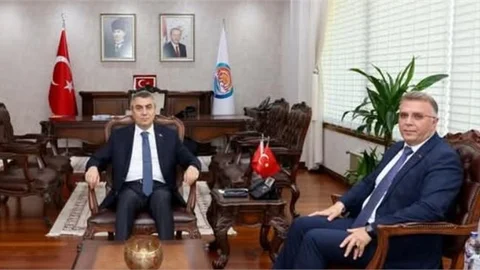 VALİ TOROS, BAŞSAVCI ÖZTOPRAK İLE GÖRÜŞTÜ