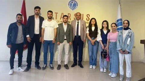 AK PARTİ TARSUS GENÇLİK KOLLARI'NDAN MÜDÜR ANTEPLİOĞLU’NA ZİYARET