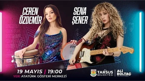 19 MAYIS'TA SENA ŞENER VE CEREN ÖZDEMİR AYNI SAHNEDE ALACAK