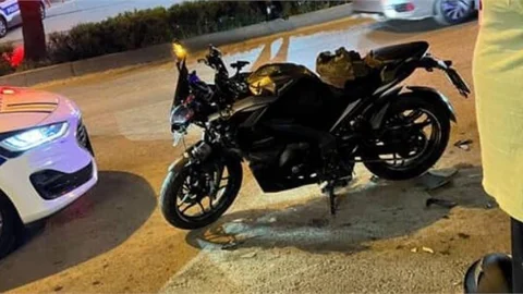 MERSİN AKDENIZ'DE MOTORSİKLET KAZASI: 1 YARALI