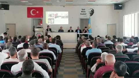 MUT'TA ORMAN YANGINLARIYLA MÜCADELE TOPLANTISI