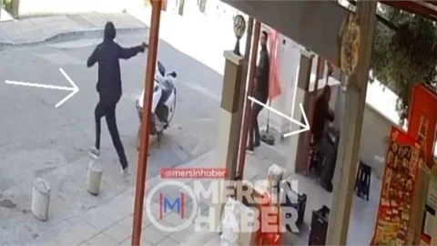 Yenişehir’deki Silahlı Saldırı Anı Kamerada!