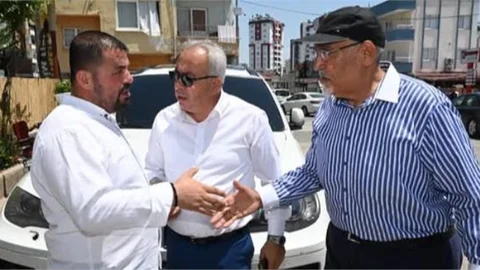 BAŞKANVEKİLİ DAĞDELEN'DEN BAŞKAN BATUR'A TAZİYE ZİYARETİ