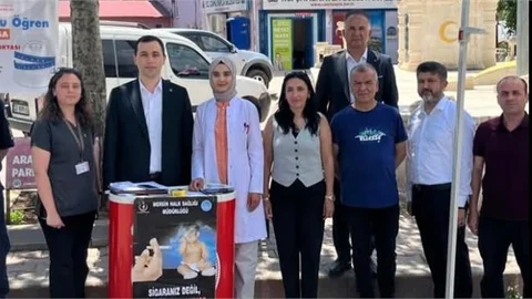 KAYMAKAM AVCI, "İDEAL KİLONU ÖĞREN, SAĞLIKLI YAŞA " STANDINI ZİYARET ETTI