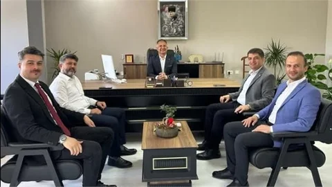 MÜDÜR ÇETİN'E BAŞKAN İNAN, ER ÖNCÜ İLE YAZIİŞLERİ MÜDÜRÜ KARAHAN'DAN ZİYARET