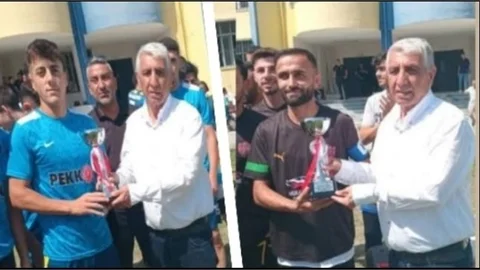 BAŞKAN ERTAŞ, ÜLKÜSPOR VE BARBAROSSPOR'UN ŞAMPİYONLUK KUPALARINI VERDİ