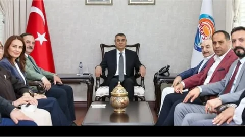 VALİ TOROS, CUMHURBAŞKANI BAŞDANIŞMANI KÖROĞLU İLE CUMHURBAŞKANI DANIŞMANI OĞAN İLE GÖRÜŞTÜ