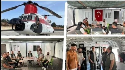 Müdür Ataş'tan Yangın Sezonu Öncesi Hava Gücüne Yerinde İnceleme