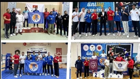 Mersin Üniversitesi Sporcuları Kick Boks ve Muay Thai Türkiye Şampiyonalarından Madalyalarla Döndü