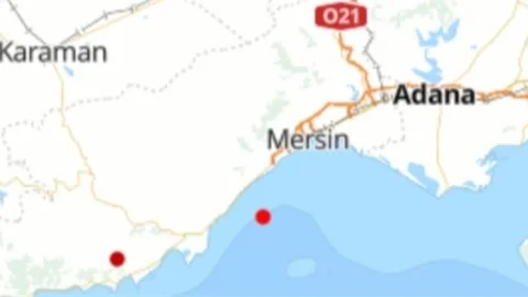 MERSİN'DE ARKA ARKAYA 2 DEPREM