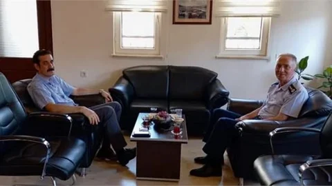 ALBAY KOSTAK'TAN KAYMAKAM TOPSAKALOĞLU'NA ZİYARET