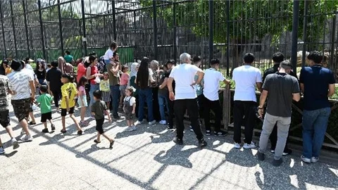 TARSUS DOĞA PARKI, KURBAN BAYRAMI’NDA ZİYARETÇİ AKININA UĞRADI