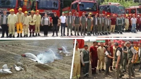 Mersin'de 2025 Yılı Yangın İş Başı Eğitimleri Tamamlandı