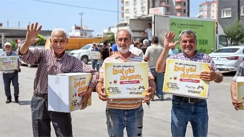 BÜYÜKŞEHİR’İN DESTEKLERİ ÜRETİME BEREKET, YETİŞTİRİCİLERE CAN SUYU OLUYOR