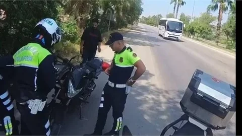 ÇALINTI MOTOSİKLETLE KAÇMAYA ÇALIŞAN ŞÜPHELİ YAKALANDI