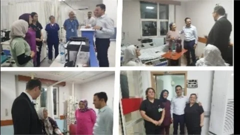 MÜDÜR EKİCİ'DEN SİLİFKE VE EREDEMLİ DEVLET HASTANELERİNE ZİYARET