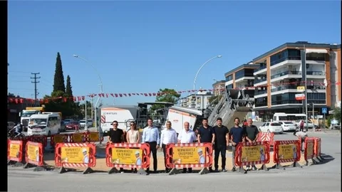 MERSİN BÜYÜKŞEHİR BELEDİYESİ TARAFINDAN TARSUS CETVEL KAVŞAĞINDA YENİ DÜZENLEME