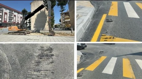 GECE ASFALT SERİLDİ, GÜNDÜZ PALETLİ GEÇTİ