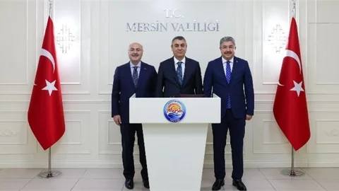 MERSİN VALİSİ TOROS’U, ADANA VALİSİ KÖŞGER VE OSMANİYE VALİSİ YILMAZ ZİYARET ETTİ