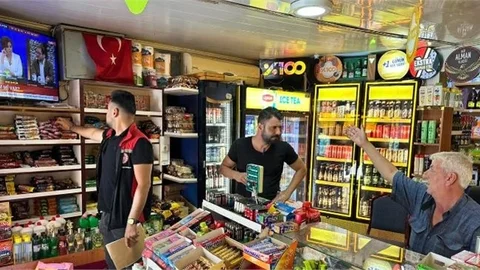 ÇAMLIYAYLA'DA ALKOLLÜ İÇKİ SATIŞ YERLERİNE DENETİM