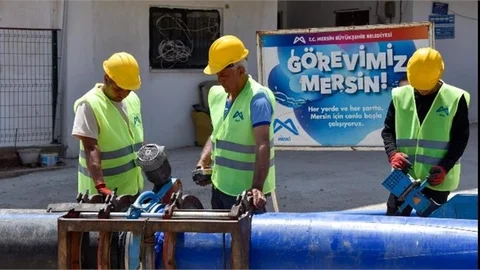 MESKİ, AYDINCIK İLÇESİNİN İÇME SUYU ALTYAPISINI YENİLİYOR