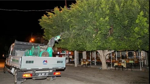 BÜYÜKŞEHİR’DEN YILIN 12 AYI İLAÇLAMA ÇALIŞMASI