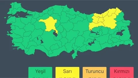 METEOROLOJİ'DEN 9 İL'E SARI UYARI