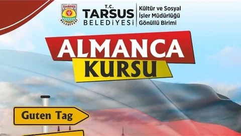 TARSUS BELEDİYESİ ALMANCA KURSU AÇIYOR