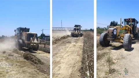 BÜYÜKŞEHİR EKİPLERİNDEN TARSUS’TA 1 NO.LU SAHA BÖLGESİNDE TEMİZLİK ÇALIŞMASI