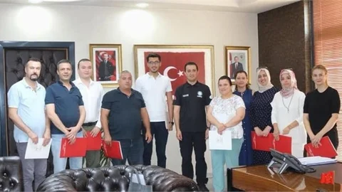 MERSİN'DE DOKTOR, HEKİM VE SAĞLIK ÇALIŞANLARINA TEŞEKKÜR BELGESİ VERİLDİ