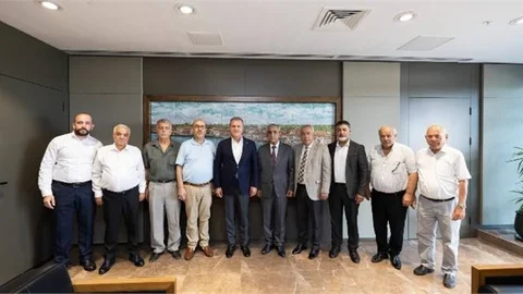 MERSİN ESOB YÖNETİMİ'NDEN BAŞKAN SEÇER’E "HAYIRLI OLSUN " ZİYARETİ