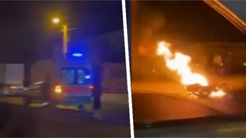 MERSİN'DE MOTORSİKLET İLE TIR KAZASI: 1 YARALI