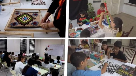 AKDENİZ'DE KÜLTÜR'DEN SANAT'A, YAZ KURSLARINA YOĞUN İLGİ