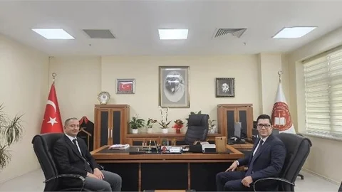 KAYMAKAM AKYÜZ'DEN, BAŞSAVCI VEKİLİ KÜÇÜK'E "HAYIRLI OLSUN " ZİYARETİ