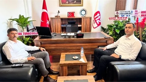 KAYMAKAM AVCI'DAN MÜDÜR KARAHAN'A "HAYIRLI OLSUN "ZİYARETİ