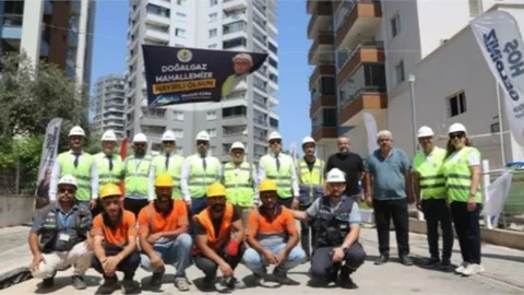 Erdemli'de 1200 Aile Doğalgaz'a Kavuşuyor