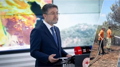 Bakan Yumaklı: Çanakkale Merkez ve Bayramiç'teki Yangınlar Büyük Ölçüde Kontrol Altına Alındı