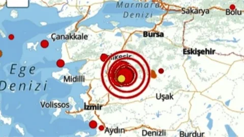 Balıkesir'de 6,1 Büyüklüğünde Korkutan Deprem
