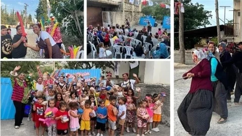 "Köy Bizim, Şenlik Bizim" Programları Sıcak Yaz Günlerine Renk Katıyor