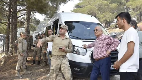 Milletvekili Kocamaz, Yangın Bölgesinde İncelemelerde Bulundu