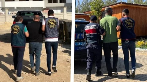 Mersin Jandarması Kesinlesmiş Hapis Cezası Olan 2 Şahısı Yakaladı