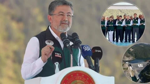 Tarım ve Orman Bakanı Yumaklı, Obrucak Barajı'nın Açılışına Katıldı