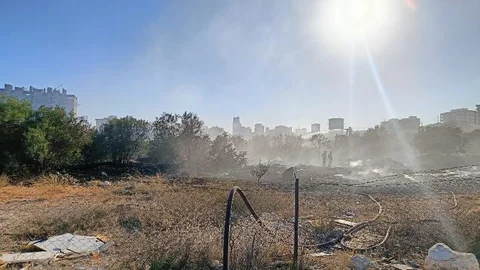 Mersin’in Erdemli İlçesinde Örtü Yangını