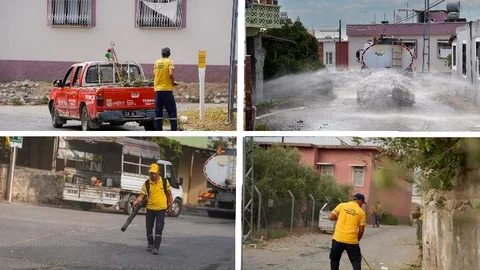 Özbek Mahallesi’nde Temizlik ve Bakım Çalışması Tamamlandı